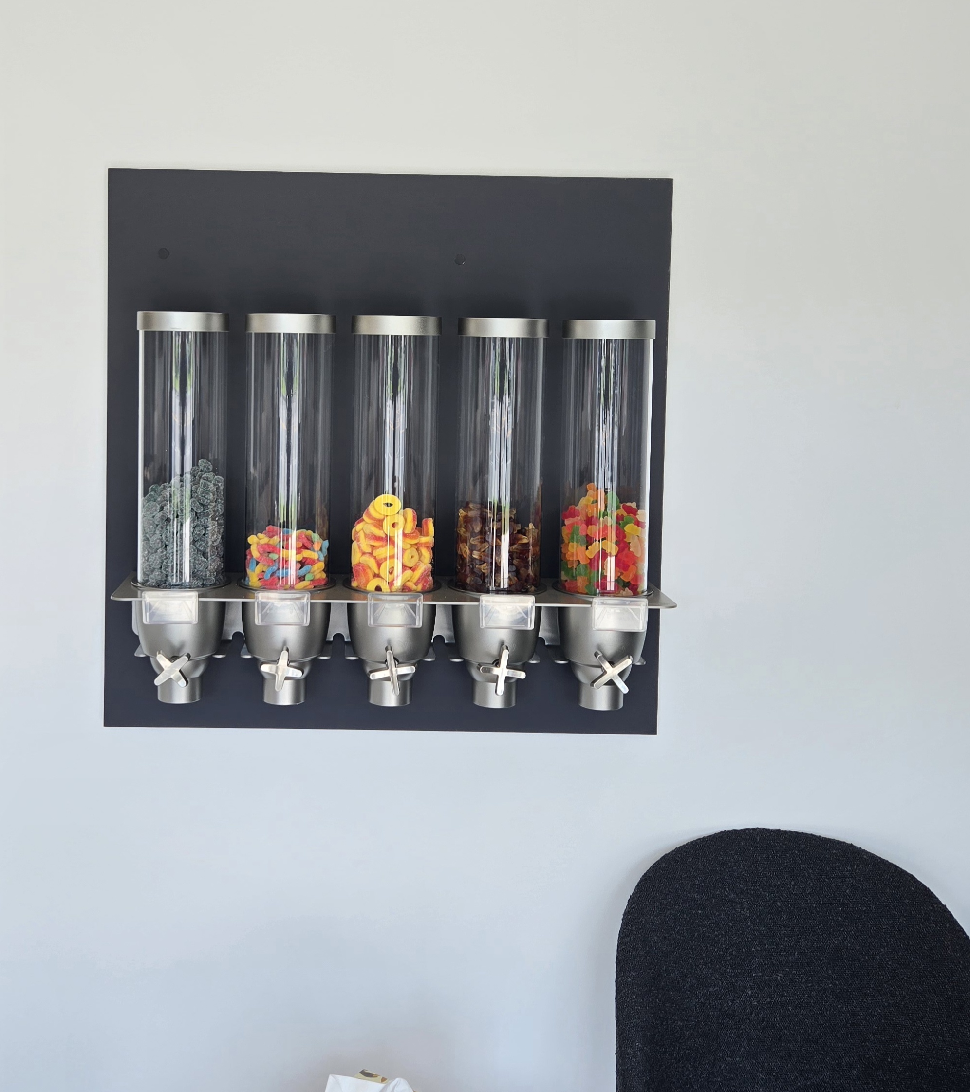 Candy and reward dispensers at Vivid Smiles Orthodontics